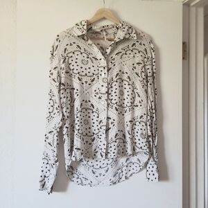 Jen's Pirate Booty Western Shirt L